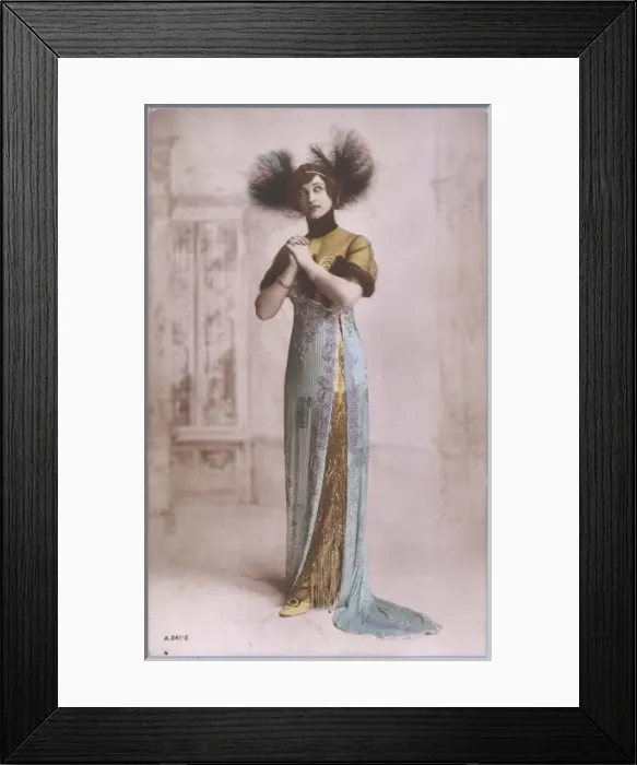 Framed Print : Female Type / Exotic 1914 Framed Print : Female Type / Exotic 1914