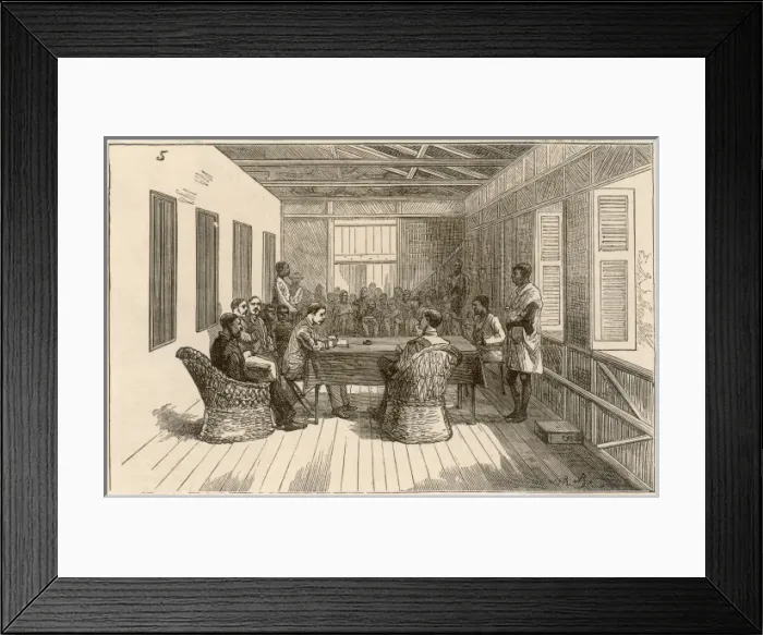 Framed Print : Consular Court, Nigeria Framed Print : Consular Court, Nigeria