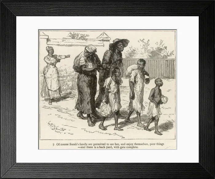 Framed Print : African Servants 7 Framed Print : African Servants 7