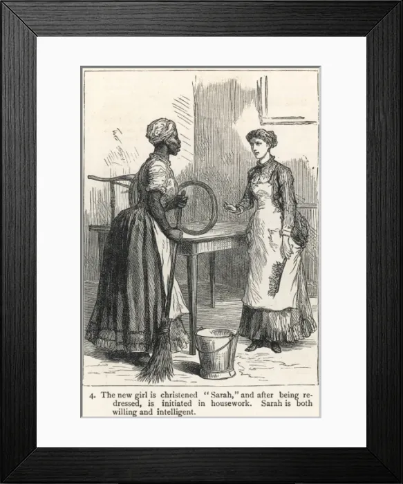 Framed Print : African Servants 4 Framed Print : African Servants 4