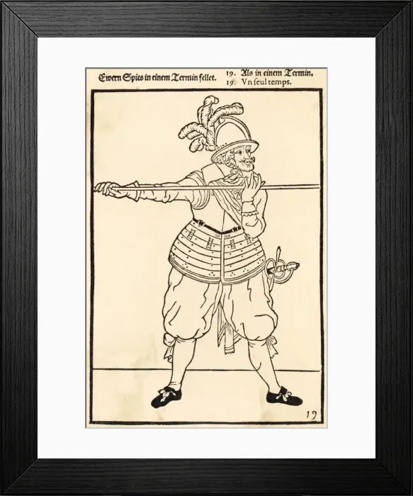 Framed Print : 17th Century Pikeman Framed Print : 17th Century Pikeman