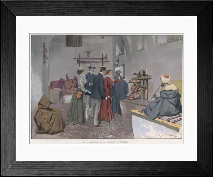 Framed Print : Visiting Prison Morocco Framed Print : Visiting Prison Morocco