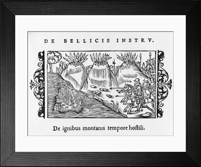 Framed Print : Fire Alarms Horses / 1555 Framed Print : Fire Alarms Horses / 1555