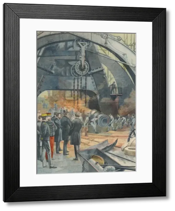 Framed Print : Le Creusot Factory / 1905 Framed Print : Le Creusot Factory / 1905