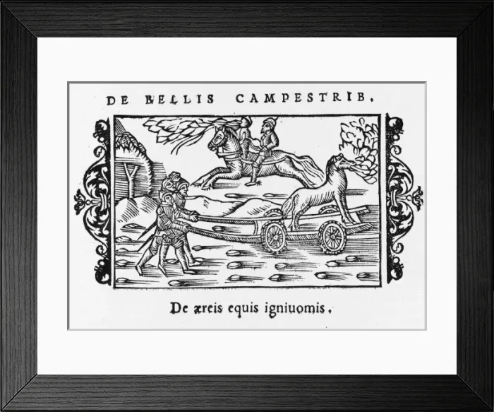 Framed Print : Fire-Breathing Horse Framed Print : Fire-Breathing Horse