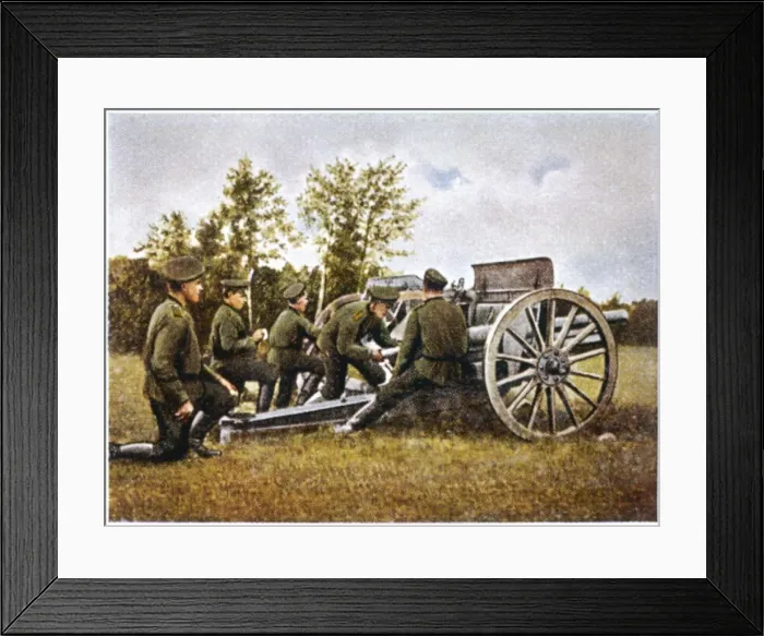 Framed Print : Russian Artillery 1914 Framed Print : Russian Artillery 1914