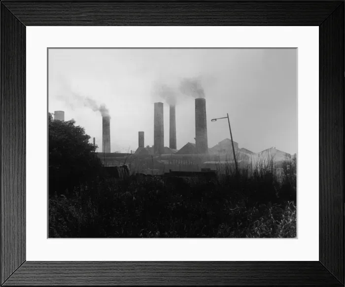 Framed Print : Brickworks Chimneys Framed Print : Brickworks Chimneys