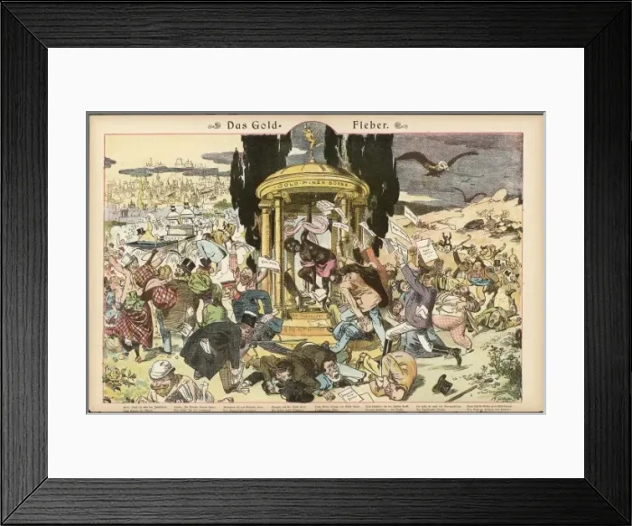 Framed Print : World is Crazy for Gold Framed Print : World is Crazy for Gold