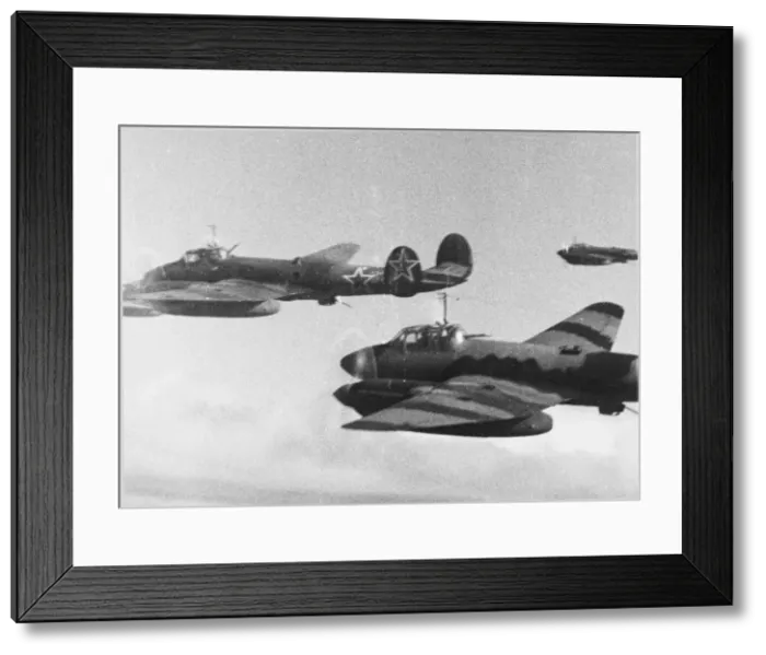 Framed Print : Soviet Pe-2 Bombers Framed Print : Soviet Pe-2 Bombers