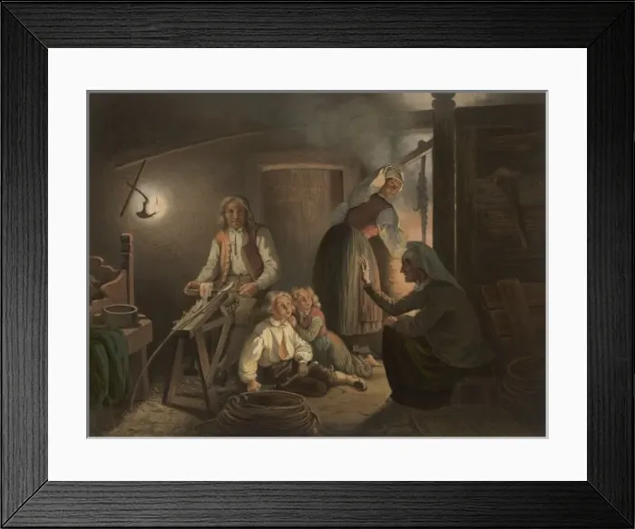 Framed Print : Story Telling, Norway Framed Print : Story Telling, Norway