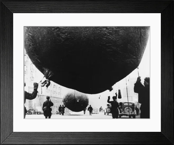 Framed Print : Russian Barrage Balloons Framed Print : Russian Barrage Balloons