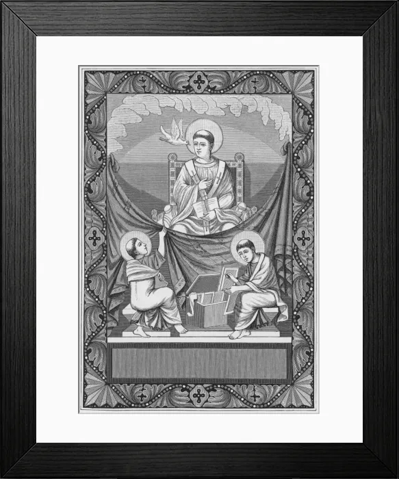 Framed Print : Gregorius I / Metz Ms Framed Print : Gregorius I / Metz Ms