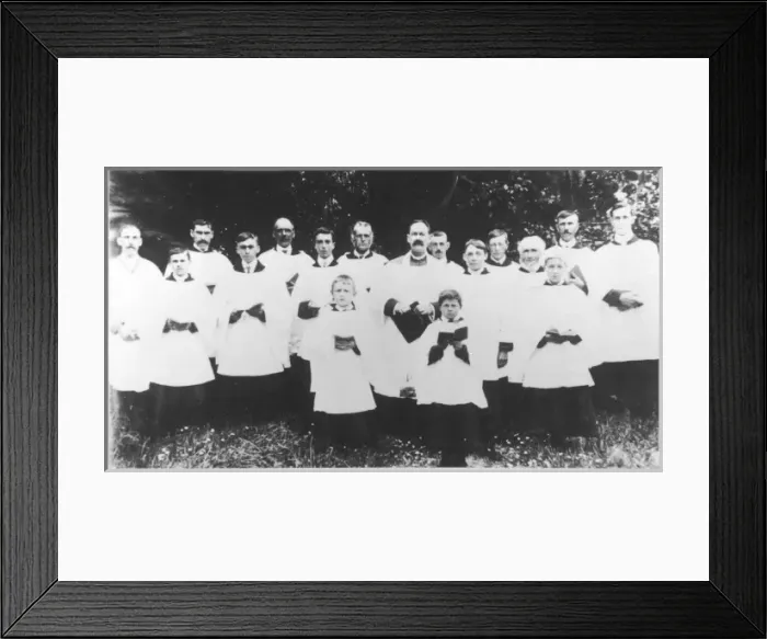 Framed Print : Harry Bull & Choir Framed Print : Harry Bull & Choir
