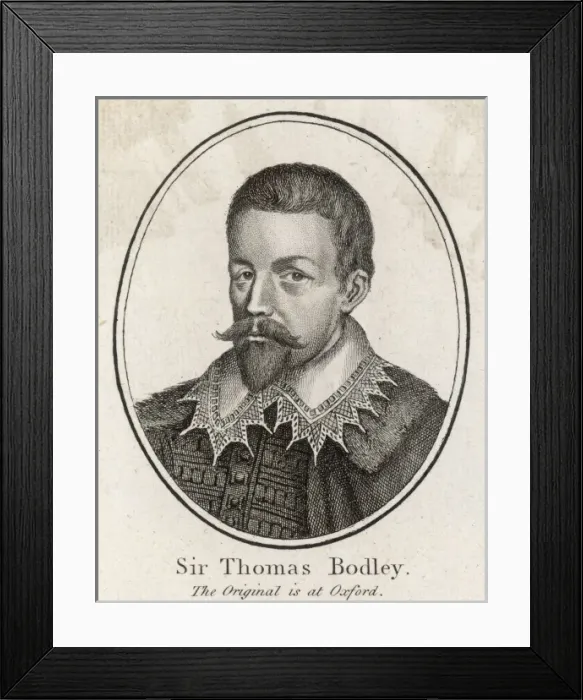 Framed Print : Sir Thomas Bodley / Thane Framed Print : Sir Thomas Bodley / Thane