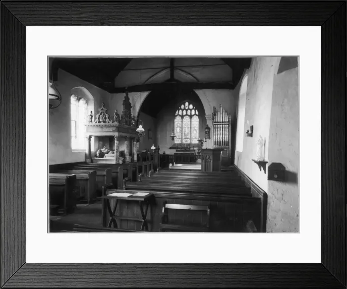 Framed Print : Borley Church 1948 Framed Print : Borley Church 1948