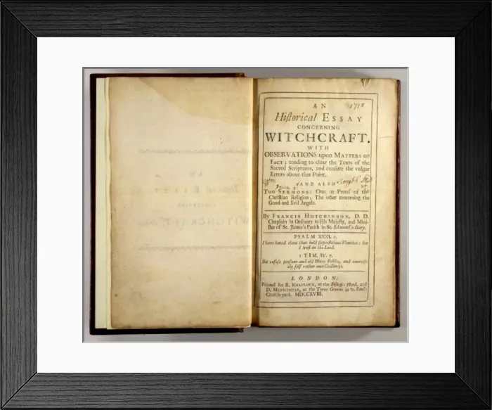 Framed Print : Hutchinsons Essay Framed Print : Hutchinsons Essay