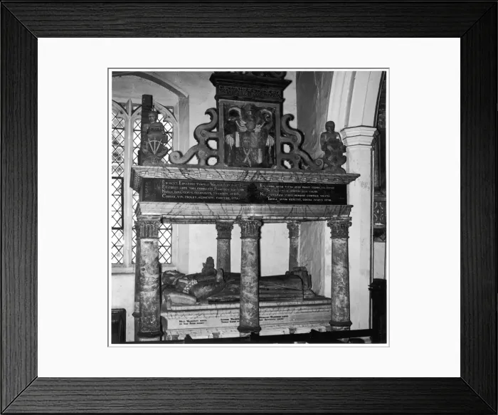 Framed Print : Borley Church 1948 Framed Print : Borley Church 1948