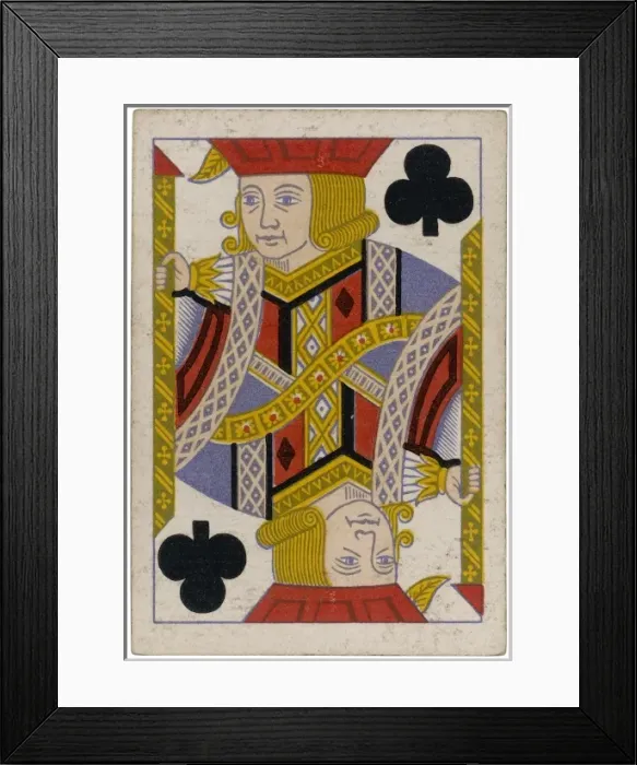 Framed Print : Knave of Clubs / Card Framed Print : Knave of Clubs / Card