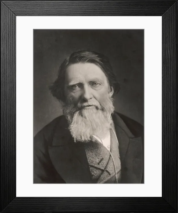 Framed Print : John Ruskin / E & F Photo Framed Print : John Ruskin / E & F Photo