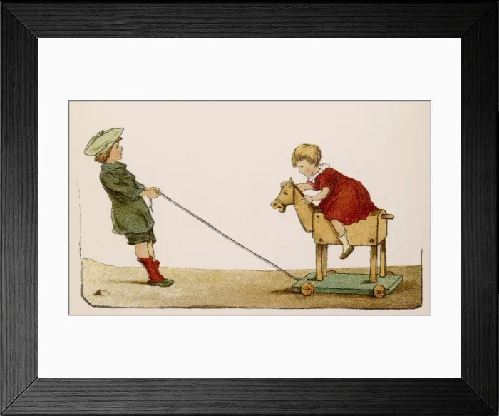 Framed Print : Rocking Horse 1880 Framed Print : Rocking Horse 1880