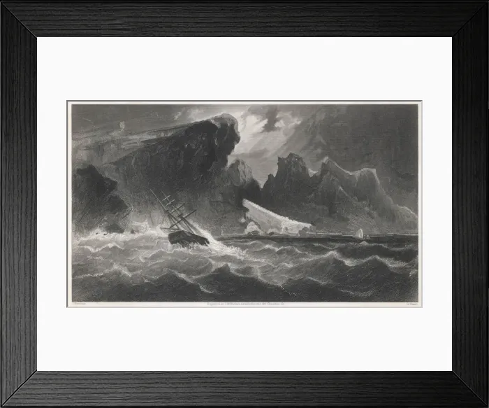 Framed Print : Kane / Arctic Expedition Framed Print : Kane / Arctic Expedition