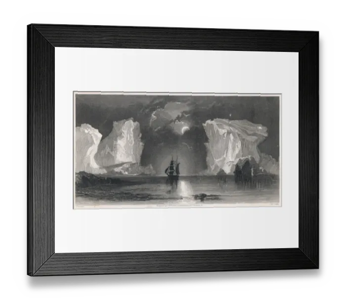 Framed Print : Kane / Arctic Expedition Framed Print : Kane / Arctic Expedition