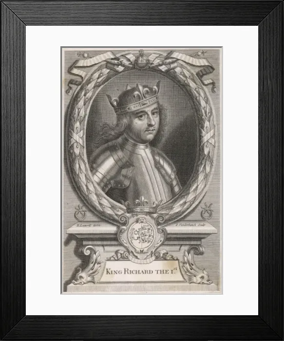 Framed Print : King Richard I Framed Print : King Richard I