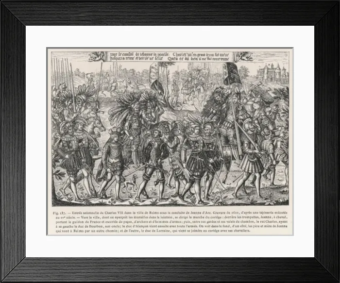 Framed Print : Joan of Arc Enters Reims Framed Print : Joan of Arc Enters Reims