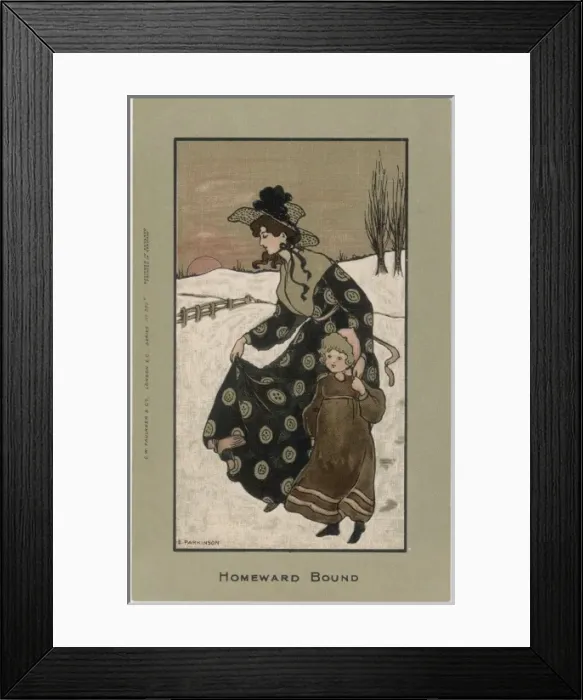 Framed Print : Mama and Child Framed Print : Mama and Child