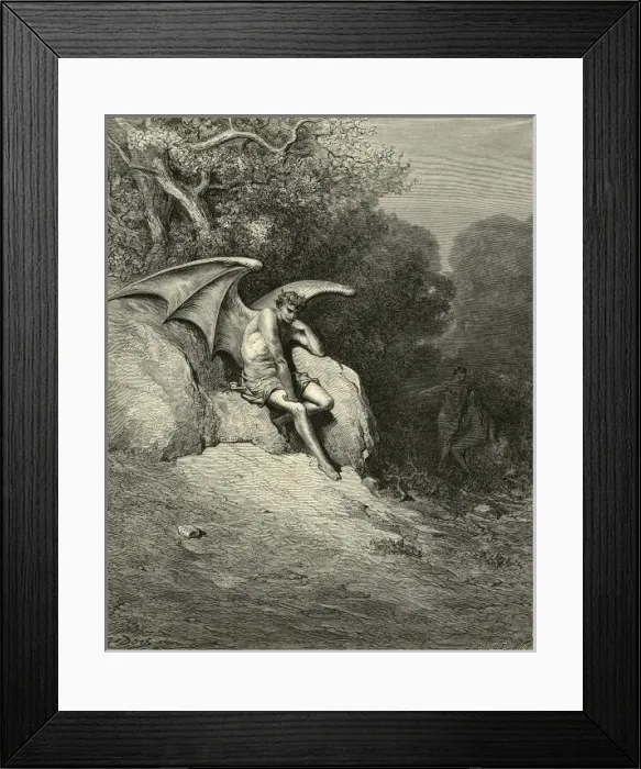 Framed Print : Satan Schemes Framed Print : Satan Schemes