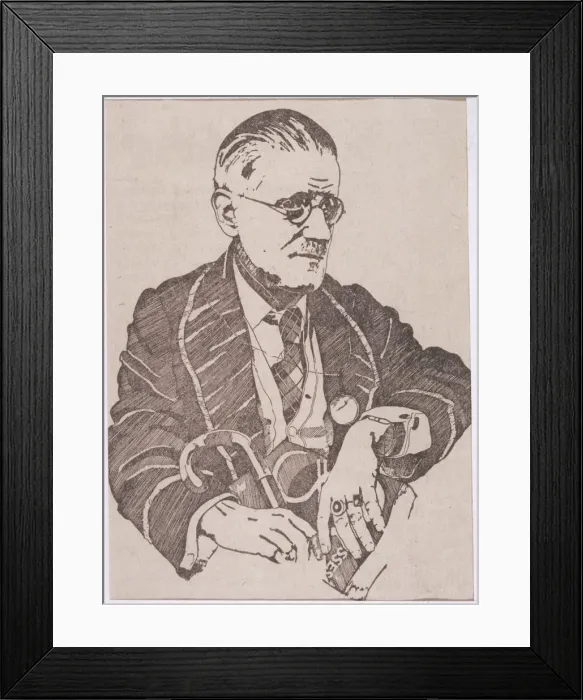 Framed Print : James Joyce Framed Print : James Joyce