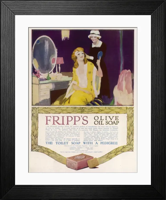 Framed Print : ADVERT / FRIPPs SOAP 1921 Framed Print : ADVERT / FRIPPs SOAP 1921