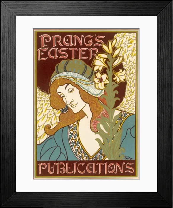 Framed Print : Advert / Press Prangs 1896 Framed Print : Advert / Press Prangs 1896