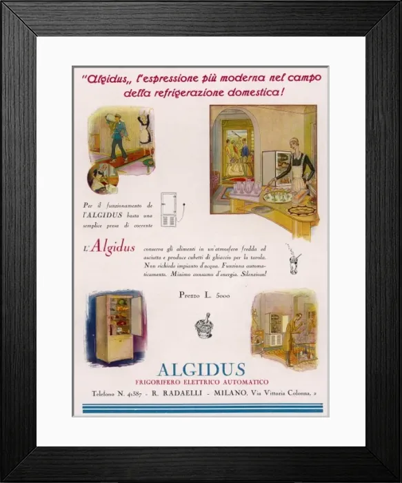 Framed Print : Advert / Fridge Ilz 1930 Framed Print : Advert / Fridge Ilz 1930