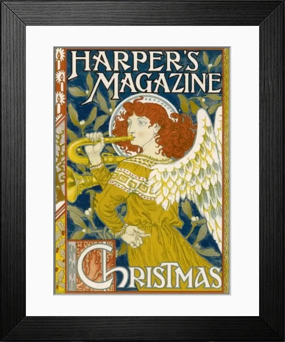 Framed Print : Advert / Press Harper s Framed Print : Advert / Press Harper s