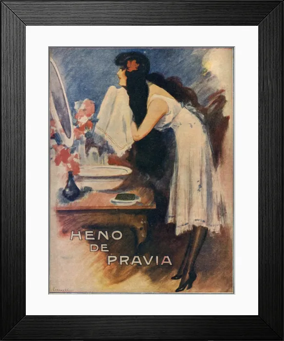 Framed Print : Advert  /  Pravia Soap 1916