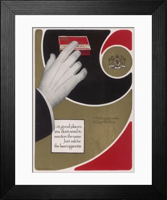 Framed Print : Advert / Pall Mall Cigs Framed Print : Advert / Pall Mall Cigs