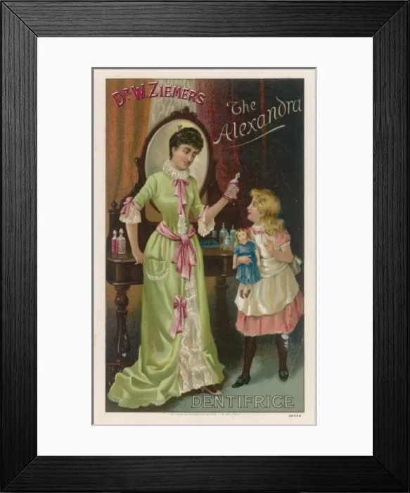 Framed Print : Advert / Ziemer Toothpaste Framed Print : Advert / Ziemer Toothpaste