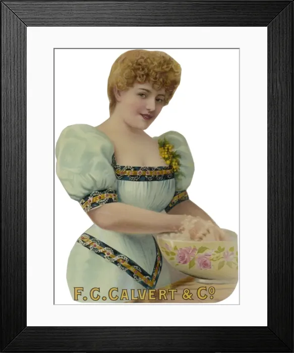 Framed Print : Advert Calverts Soap Framed Print : Advert Calverts Soap