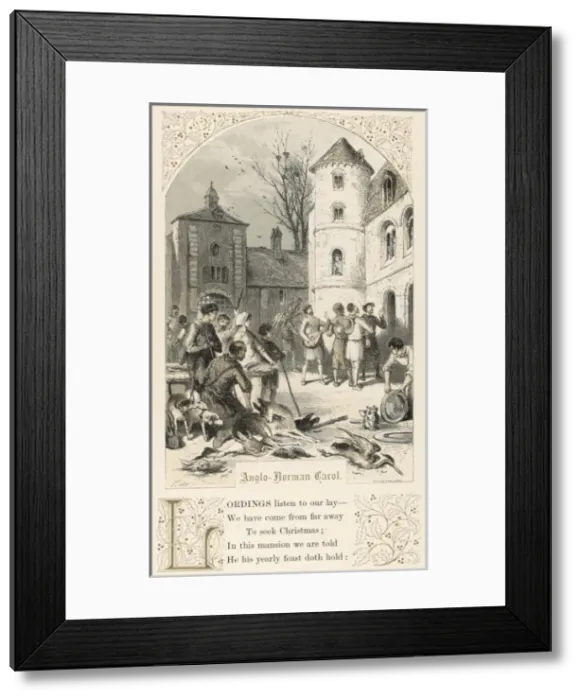 Framed Print : 15C Carol Singers / Foster Framed Print : 15C Carol Singers / Foster