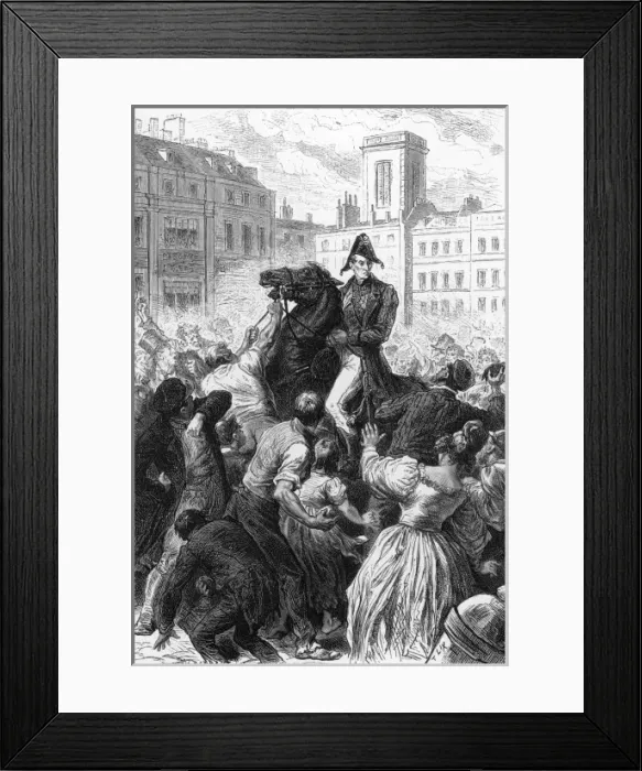 Framed Print : Reform / Wellington & Mob Framed Print : Reform / Wellington & Mob