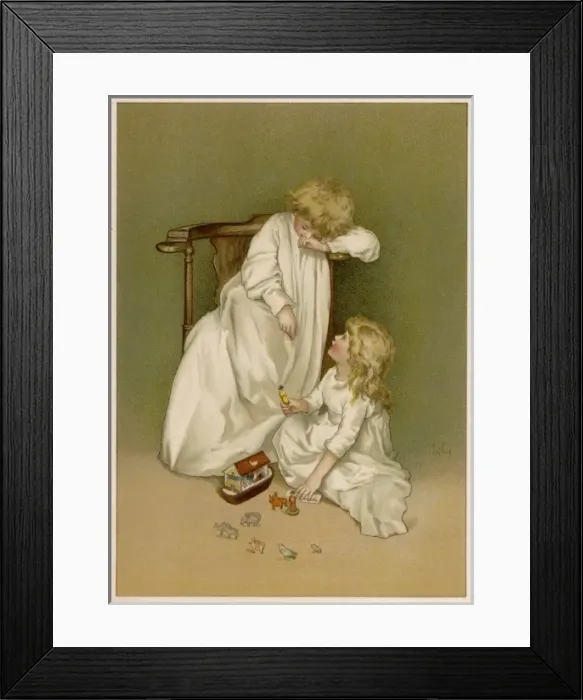 Framed Print : Putting away Toys Framed Print : Putting away Toys