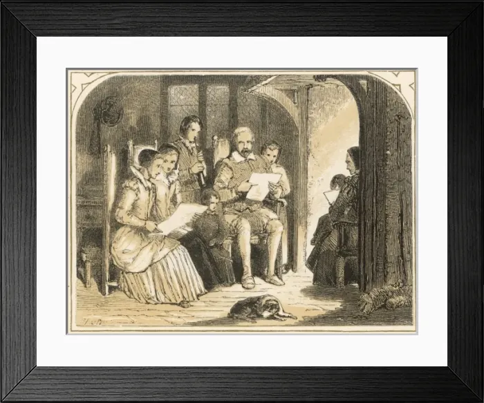 Framed Print : Carols Indoors 16 / 17C Framed Print : Carols Indoors 16 / 17C