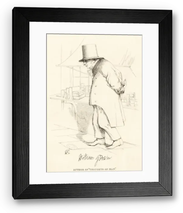 Framed Print : William Godwin / Crowquill Framed Print : William Godwin / Crowquill