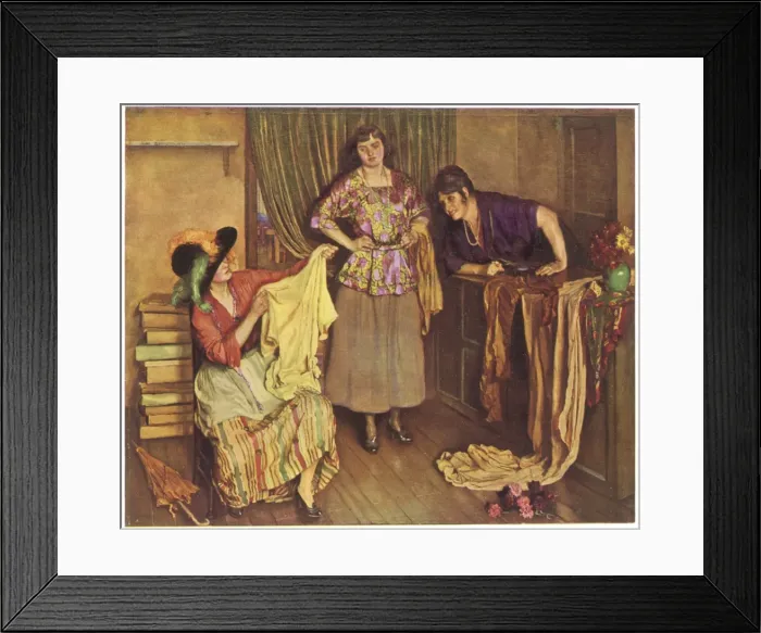 Framed Print : The Blouse Shop Framed Print : The Blouse Shop