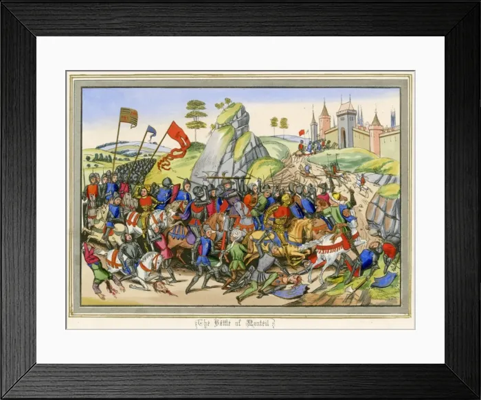 Framed Print : Froissart / Montiel / 1369 Framed Print : Froissart / Montiel / 1369