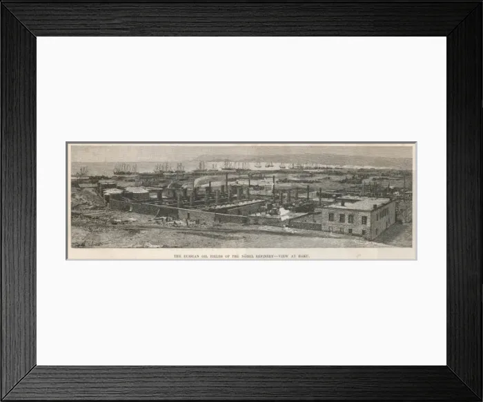 Framed Print : Industry / Oil Framed Print : Industry / Oil