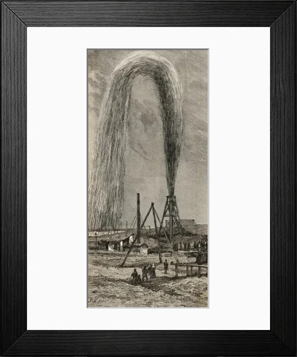 Framed Print : Industry / Oil Framed Print : Industry / Oil