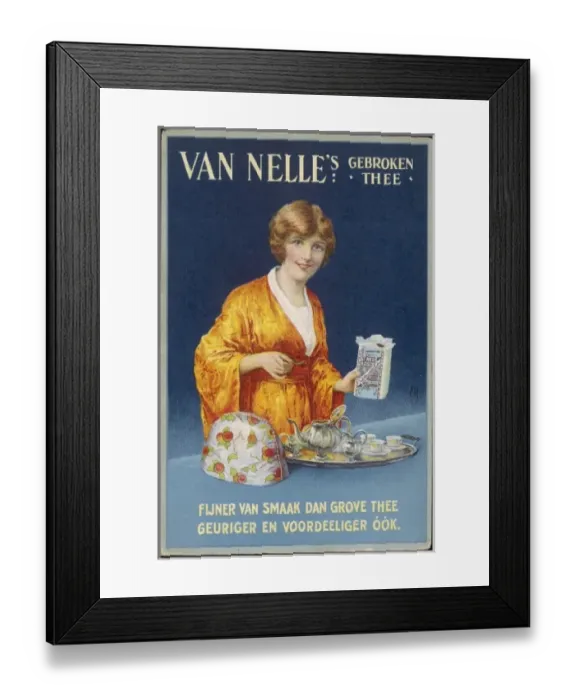 Framed Print : Advert / Van Nelle Tea Framed Print : Advert / Van Nelle Tea