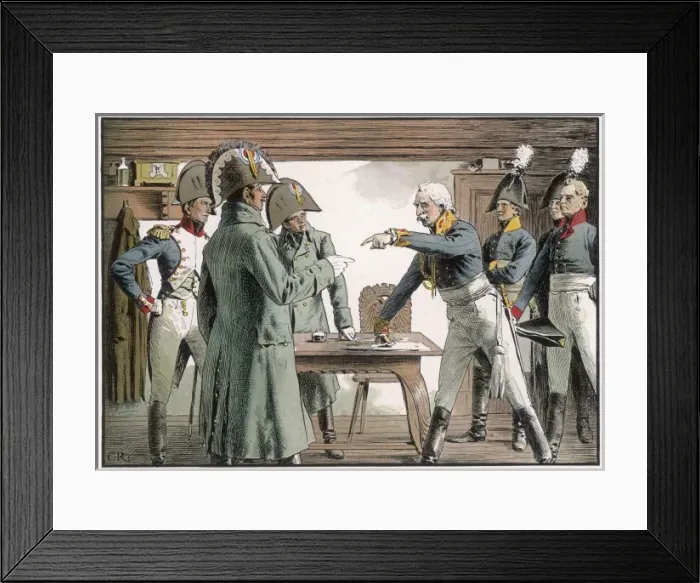 Framed Print : Blucher Surrenders Framed Print : Blucher Surrenders